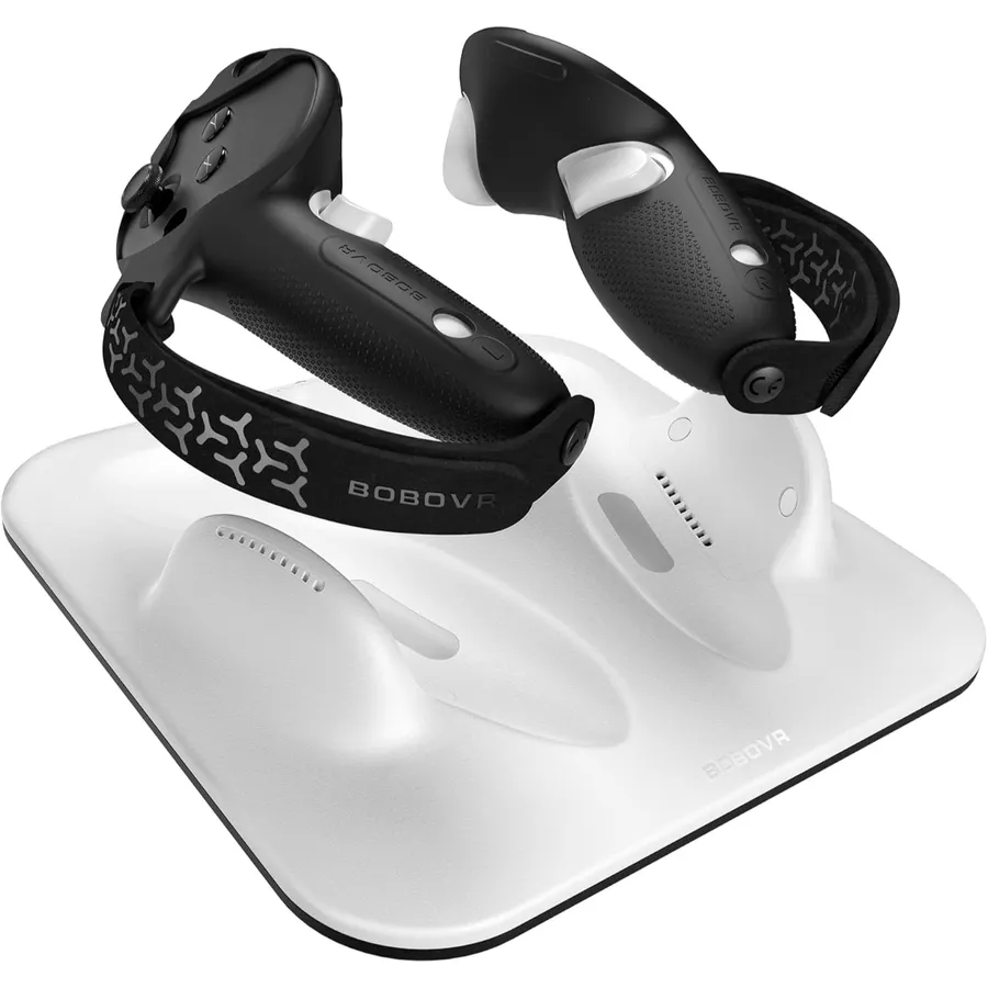 BOBOVR CD3 - Wireless charging dock and G3 grips for Meta Quest 3 and 3S controllers