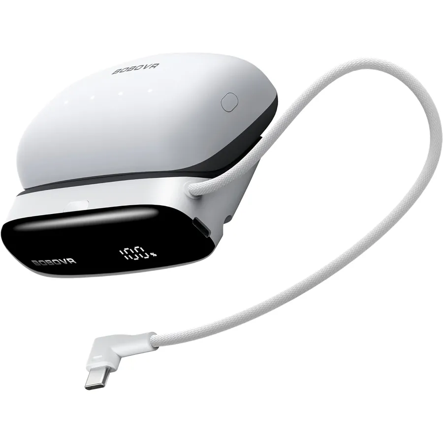 BOBOVR PD100 - Hot-swappable 10,000 mAh power bank with 30 W USB-C PD
